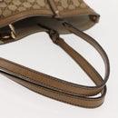 GUCCI GG Canvas Tote Bag Beige Gold 247209 Auth ep11467-7