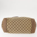 GUCCI GG Canvas Tote Bag Beige Gold 247209 Auth ep11467-9