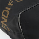 FENDI Hand Bag Nylon Black Gold Auth ep11468-14