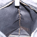 FENDI Hand Bag Nylon Black Gold Auth ep11468-18