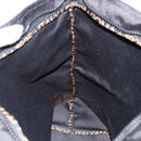 FENDI Hand Bag Nylon Black Gold Auth ep11468-19