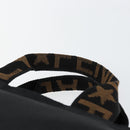 FENDI Hand Bag Nylon Black Gold Auth ep11468-8