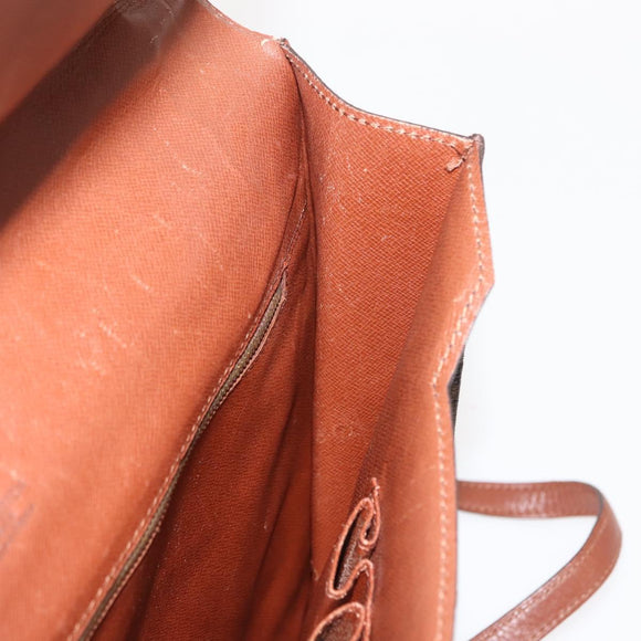 LOUIS VUITTON Monogram Porte Documents Bandouliere Bag M53338 LV Auth ep11473