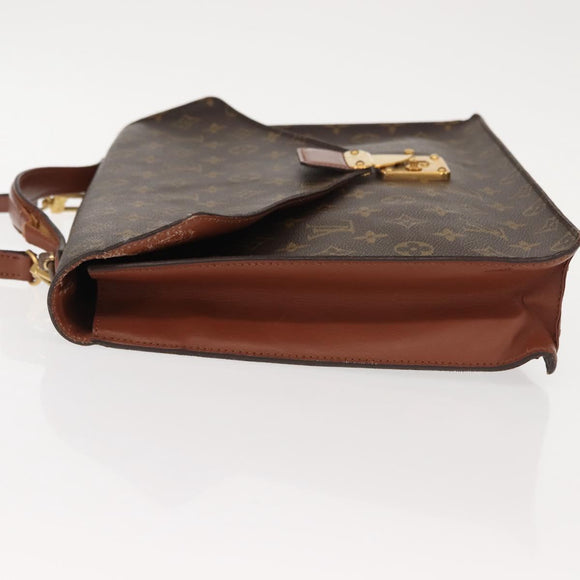 LOUIS VUITTON Monogram Porte Documents Bandouliere Bag M53338 LV Auth ep11473