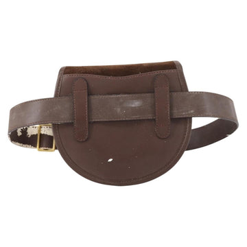 GUCCI Shoulder Bag Suede Brown Gold Auth ep11476 - 0