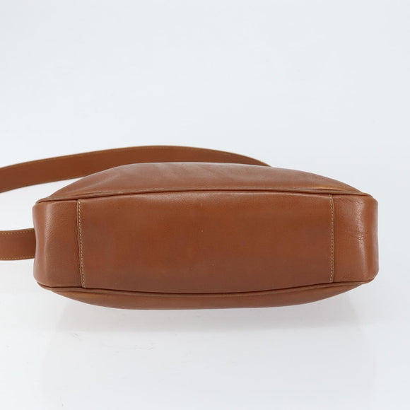 GUCCI Bamboo Hand Bag Leather 2way Brown Gold 001 3444 1638 Auth ep11478