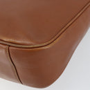 GUCCI Bamboo Hand Bag Leather 2way Brown Gold 001 3444 1638 Auth ep11478-9