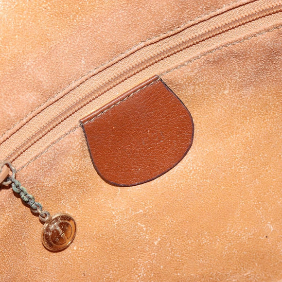 GUCCI Bamboo Hand Bag Leather 2way Brown Gold 001 3444 1638 Auth ep11478