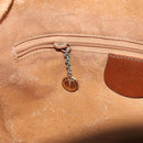 GUCCI Bamboo Hand Bag Leather 2way Brown Gold 001 3444 1638 Auth ep11478-22