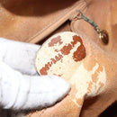 GUCCI Bamboo Hand Bag Leather 2way Brown Gold 001 3444 1638 Auth ep11478-12