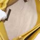 BOTTEGA VENETA INTRECCIATO Shoulder Bag Leather Yellow Auth ep11479-21