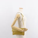 BOTTEGA VENETA INTRECCIATO Shoulder Bag Leather Yellow Auth ep11479-26