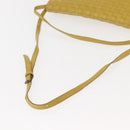 BOTTEGA VENETA INTRECCIATO Shoulder Bag Leather Yellow Auth ep11479-9