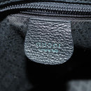 GUCCI Bamboo Hand Bag Suede 2way Black 002 2058 0508 0 Auth ep11483-22