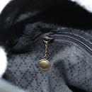 GUCCI Bamboo Hand Bag Suede 2way Black 002 2058 0508 0 Auth ep11483-25