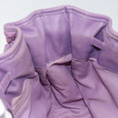 Christian Dior Canage Hand Bag Nylon Leather Purple Silver Auth ep11484-20