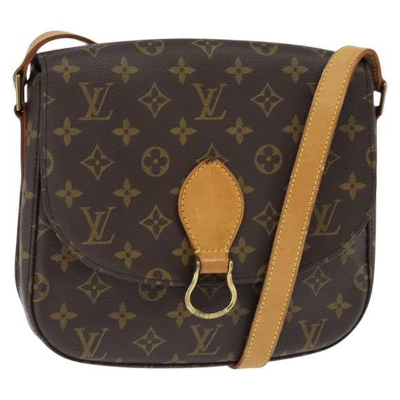 LOUIS VUITTON Monogram Saint Cloud GM Shoulder Bag M51242 LV Auth ep11485
