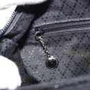 GUCCI Bamboo Hand Bag Nylon Leather Black Silver 000 2404 0509 Auth ep11486-19