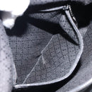 GUCCI Bamboo Hand Bag Nylon Leather Black Silver 000 2404 0509 Auth ep11486-20