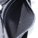 GUCCI Bamboo Hand Bag Nylon Leather Black Silver 000 2404 0509 Auth ep11486-21