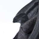 GUCCI Bamboo Hand Bag Nylon Leather Black Silver 000 2404 0509 Auth ep11486-22