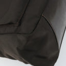 GUCCI Bamboo Hand Bag Nylon 2way Brown Silver 000 2404 0509 Auth ep11487-16