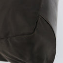 GUCCI Bamboo Hand Bag Nylon 2way Brown Silver 000 2404 0509 Auth ep11487-18