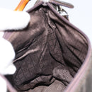 GUCCI Bamboo Hand Bag Nylon 2way Brown Silver 000 2404 0509 Auth ep11487-20