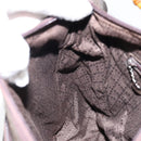 GUCCI Bamboo Hand Bag Nylon 2way Brown Silver 000 2404 0509 Auth ep11487-21