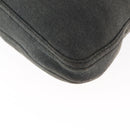 FENDI Mamma Baguette Shoulder Bag cotton Gray Auth ep11488-13