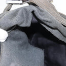 FENDI Mamma Baguette Shoulder Bag cotton Gray Auth ep11488-18