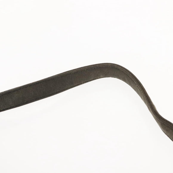 FENDI Mamma Baguette Shoulder Bag cotton Gray Auth ep11488