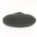 FENDI Mamma Baguette Shoulder Bag cotton Gray Auth ep11488-9