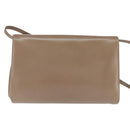 GUCCI Shoulder Bag Leather Beige Gold Auth ep11490-2