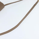 GUCCI Shoulder Bag Leather Beige Gold Auth ep11490-7