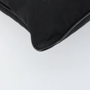 PRADA Shoulder Bag Nylon Black Silver Auth ep11496-11
