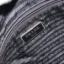 PRADA Shoulder Bag Nylon Black Silver Auth ep11496-16