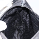 PRADA Shoulder Bag Nylon Black Silver Auth ep11496-18