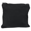 PRADA Shoulder Bag Nylon Black Silver Auth ep11496-3
