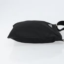PRADA Shoulder Bag Nylon Black Silver Auth ep11496-4