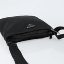 PRADA Shoulder Bag Nylon Black Silver Auth ep11496-6