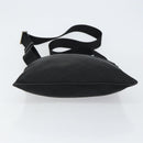 PRADA Shoulder Bag Nylon Black Silver Auth ep11496-9