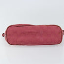 GUCCI GG Canvas Accessory Pouch Pink 07198 Auth ep11501-9