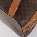 CELINE Macadam Canvas Backpack PVC Leather Brown Gold Auth ep11505-18