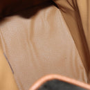 CELINE Macadam Canvas Backpack PVC Leather Brown Gold Auth ep11505-10