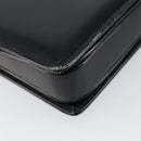 GUCCI Shoulder Bag Leather Black Gold Auth ep11506-13