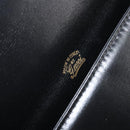 GUCCI Shoulder Bag Leather Black Gold Auth ep11506-16