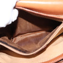 CELINE Macadam Canvas Shoulder Bag PVC Beige Gold Auth ep11511-26