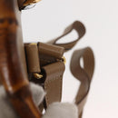 GUCCI Bamboo Backpack Leather Beige Gold 003 3444 0030 Auth ep11512-15