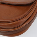 Burberrys Shoulder Bag Leather Gold Brown Auth ep11513-9